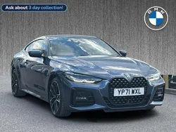 Blue Used 2021 BMW 420 M Sport Coupe | £27,299 (Fair price)