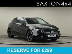 Cosmos black Used 2022 Mercedes A250 AMG line Hatchback | £25,700 (Expensive)