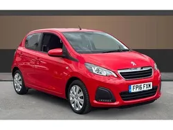 Red Used 2016 Peugeot 108 Active Hatchback | £8,294 (Fair price)