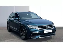 Blue Used 2021 VW Tiguan R-line SUV | £24,151 (Fair price)
