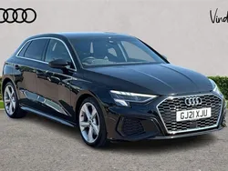Black Used 2021 Audi A3 S-Line Hatchback | £18,900 (Fair price)