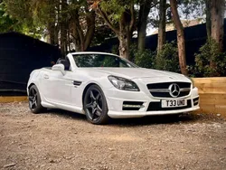 White Used 2015 Mercedes SLK250 AMG Cabriolet | £8,995 (Fair price)