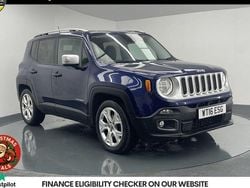 Blue Used 2016 Jeep Renegade Limited SUV | £8,470 (Fair price)