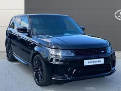 Santorini black metallic Used 2021 Land Rover Range Rover Sport HSE Dynamic SUV | £40,144 (Fair price)