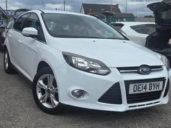 White Used 2014 Ford Focus Zetec Hatchback | £6,995 (A bit pricey)