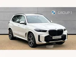 White Used 2023 BMW X5 M Sport SUV | £54,995 (A bit pricey)