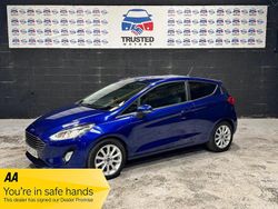 Blue Used 2017 Ford Fiesta Titanium Hatchback | £5,995 (Fair price)