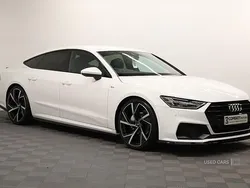 White Used 2021 Audi A7 S-Line Hatchback | £27,995 (Expensive)