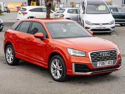 Orange Used 2017 Audi Q2 S-Line SUV | £14,995 (Fair price)