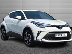 White Used 2023 Toyota C-HR Design SUV | £21,750 (Fair price)