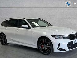 Mineral white metallic Used 2023 BMW 320 M Sport Estate | £29,118 (Fair price)