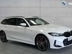 Mineral white metallic Used 2023 BMW 320 M Sport Estate | £29,906 (A bit pricey)