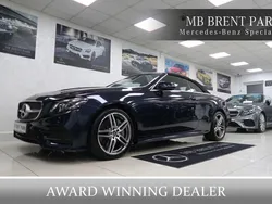 Blue Used 2020 Mercedes E300 AMG Line Premium Cabriolet | £22,500 (Fair price)