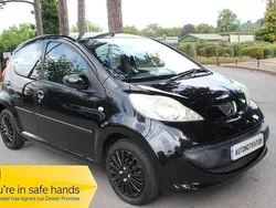 Black Used 2006 Peugeot 107 Hatchback | £1,095 (Fair price)