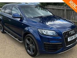 Blue Used 2014 Audi Q7 S-Line SUV | £12,995 (A bit pricey)