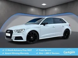 White Used 2017 Audi A3 Sportback Black Edition Hatchback | £14,750 (Fair price)