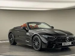 Obsidian black Used 2023 Mercedes SL43 AMG Premium Plus Cabriolet | £71,000