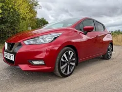 Red Used 2017 Nissan Micra Tekna Hatchback | £6,995 (Fair price)