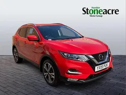 Red Used 2019 Nissan Qashqai N-Connecta SUV | £13,490 (Fair price)