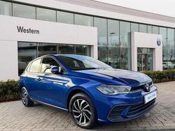 Blue Used 2023 VW Polo Life Hatchback | £17,398 (Fair price)