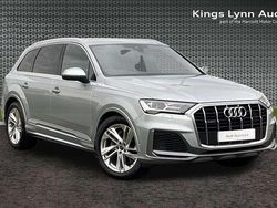 Silver Used 2022 Audi Q7 S-Line SUV | £40,828 (Fair price)