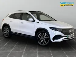 White Used 2022 Mercedes EQA350 AMG Line Premium SUV | £17,795 (Fair price)