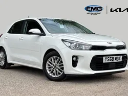 White Used 2018 Kia Rio 2 Hatchback | £9,299 (Fair price)
