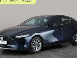 Blue Used 2021 Mazda 3 Hatchback | £14,478 (Fair price)