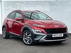 Red Used 2022 Hyundai Kona Ultimate SUV | £19,812 (Fair price)