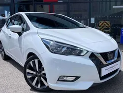 White Used 2017 Nissan Micra Tekna Hatchback | £7,990 (Fair price)