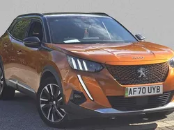 Orange Used 2020 Peugeot e-2008 GT-line SUV | £12,440 (Fair price)