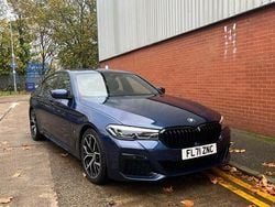Blue Used 2021 BMW 520 M Sport | £25,995 (Fair price)