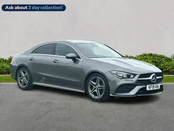 Grey Used 2019 Mercedes CLA180 AMG line Sedan | £19,295 (Fair price)