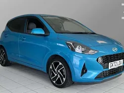 Turquoise Used 2022 Hyundai i10 Premium Hatchback | £14,555 (A bit pricey)