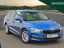 Race blue metallic Used 2025 Skoda Octavia SE L Estate | £28,995