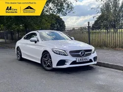 White Used 2019 Mercedes C200 AMG line Coupe | £16,995 (Fair price)