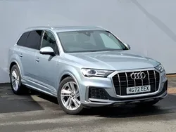 Silver Used 2022 Audi Q7 S-Line SUV | £39,498 (Fair price)