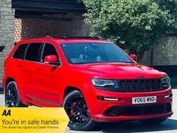 Red Used 2015 Jeep Grand Cherokee SRT SUV | £19,990