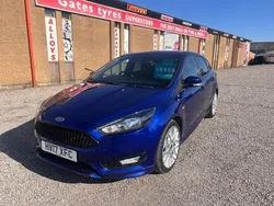 Blue Used 2017 Ford Focus ST-Line Hatchback | £6,995 (Fair price)