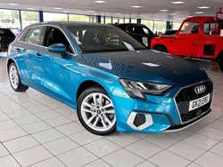 Atoll blue Used 2021 Audi A3 Sportback Sport Hatchback | £19,789 (A bit pricey)