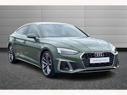 District green Used 2023 Audi A5 S-Line Coupe | £30,695 (Fair price)