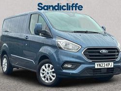 Blue Used 2023 Ford Transit Custom Limited Van | £16,000 (Fair price)