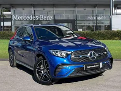 Blue Used 2024 Mercedes GLC300e AMG line SUV | £42,400 (Fair price)