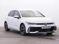 White New 2025 VW Golf VIII R-line Hatchback | £29,490 (Expensive)