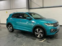 Turquoise Used 2019 VW T-Cross R-line SUV | £16,998 (Fair price)
