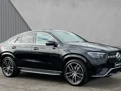Obsidian black metallic Used 2025 Mercedes GLE450 AMG AMG Line Premium Plus Coupe | £73,890 (Good price)