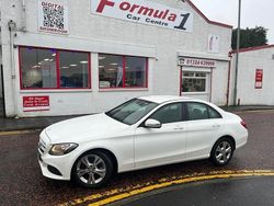 White Used 2015 Mercedes C200 Executive Sedan | £11,990