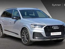 Silver Used 2020 Audi Q7 Black Edition SUV | £39,500 (A bit pricey)