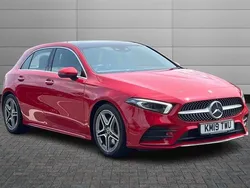 Jupiter red Used 2019 Mercedes A220 AMG Line Premium Plus Hatchback | £20,994 (A bit pricey)