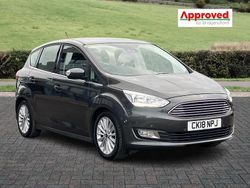 Grey Used 2018 Ford C-MAX Titanium MPV | £7,100 (Fair price)